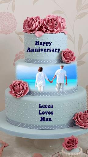 Name Photo On Anniversary Cake 2 تصوير الشاشة