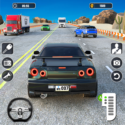 đua xe ô tô 3d: trò chơi ô tô icon