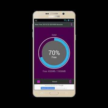 Free New Smart RAM booster and cleaner for Android screenshot 2