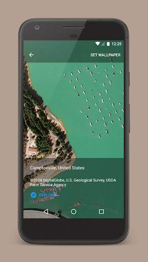 Earth Wallpapers -  Satellite imagery from Google screenshot 6