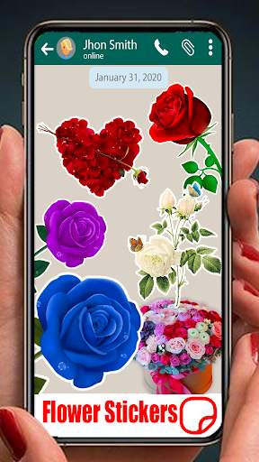 WAStickerApps Flores 🌹 Pegatinas Para WhatsApp screenshot 1