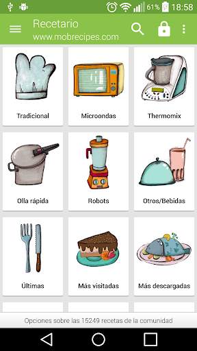 Recetario, recetas de cocina screenshot 2