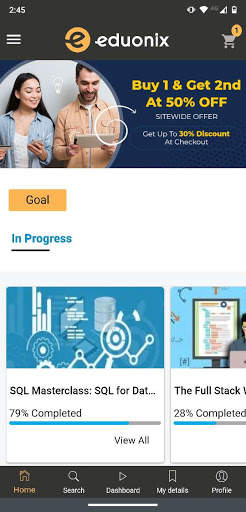 Eduonix - Online Learning App screenshot 1