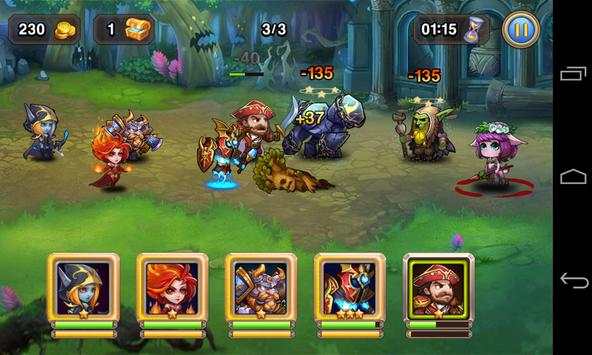 Heroes Clash скриншот 1