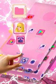 Princess Colors Launcher Theme 4 تصوير الشاشة