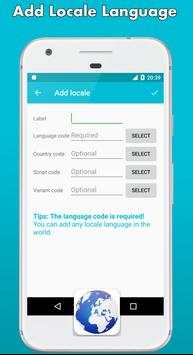 Locale Setting screenshot 2
