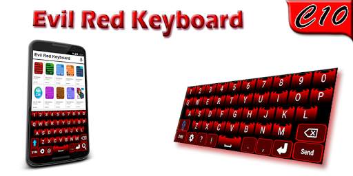 Evil Red Keyboard स्क्रीनशॉट 4