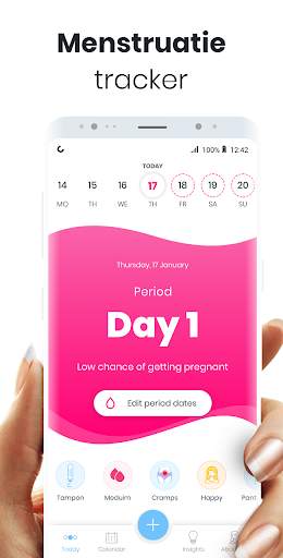 MIA - Cyclus Kalender & Period Tracker screenshot 1
