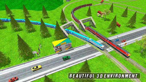 Long European Train Driving New Train Free Game screenshot 2