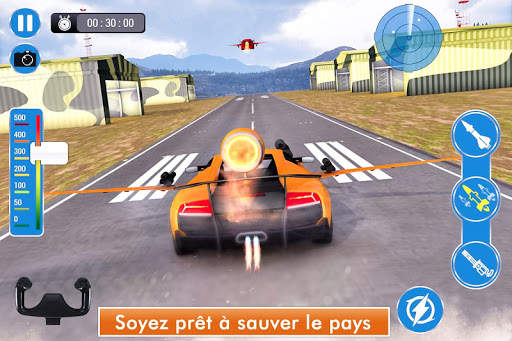 Car Flying Shooting: Car games screenshot 2
