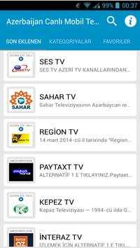 Azerbaycan Canlı Mobil Tv screenshot 1