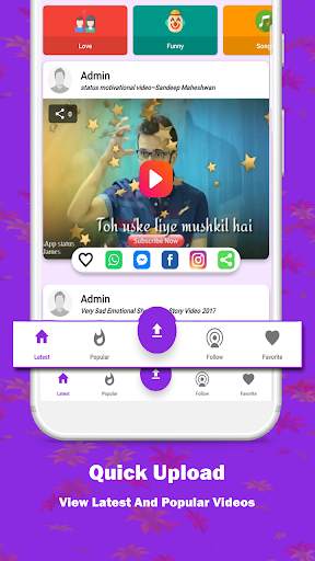 🔥 Full Screen Short Video Status -My Video Status screenshot 2