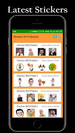 Election 2019 Stickers for WhatsApp screenshot 2