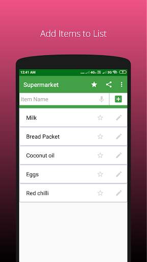 Grocery Shopping List App Smart To Do List screenshot 2