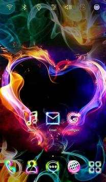 Colorful Heart Launcher theme screenshot 2
