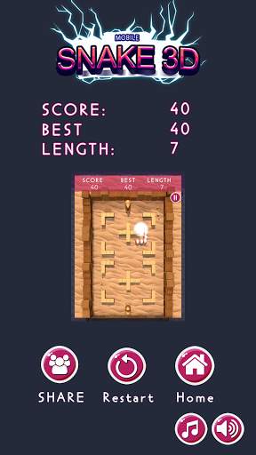 Snake 3D Mobile screenshot 3