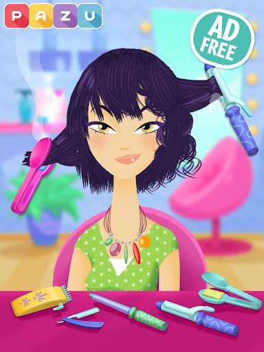 Girls Hair Salon - Hairstyle makeover kids games screenshot 7
