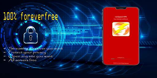 HotSpeed VPN - Unlimited free and Secure screenshot 1