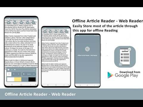 Offline Article Reader - Web Reader screenshot 1