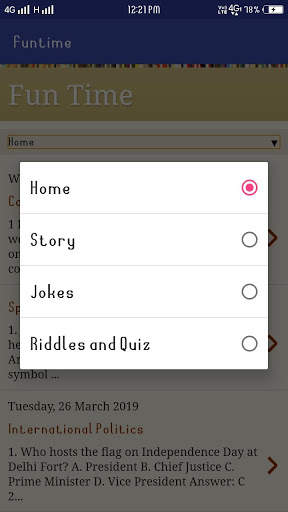 Funtime ( Funny stories , Riddles and Jokes). screenshot 2