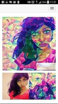 Photo editor - Abstract art filter screenshot 1