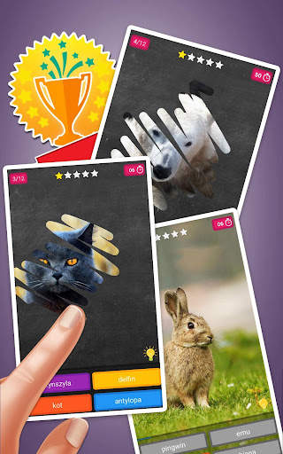 Zdrapka: Zwierzęta Quiz screenshot 3