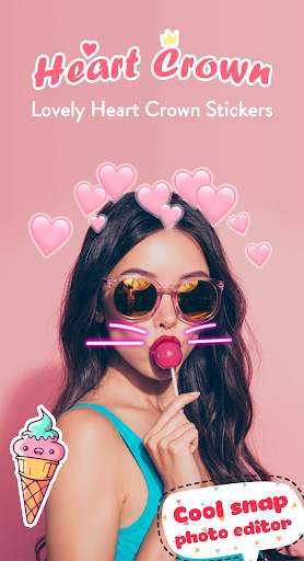 Crown Heart Photo Editor screenshot 1