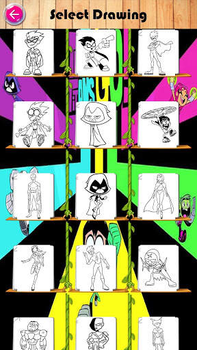 Teen coloring the titans adventures screenshot 6
