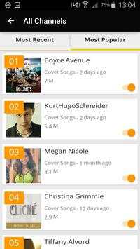 TVA: Cover Songs on YouTube 4 تصوير الشاشة