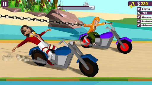 Boss Of Bike Racing - Motorcycle Bumper.io Race 3d screenshot 1