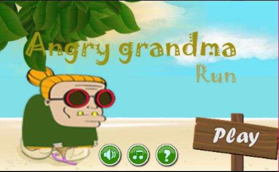 Angry Grandma Run-Running Game screenshot 1