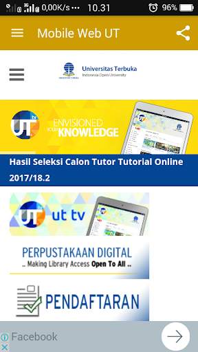 Mobile Website UT screenshot 3