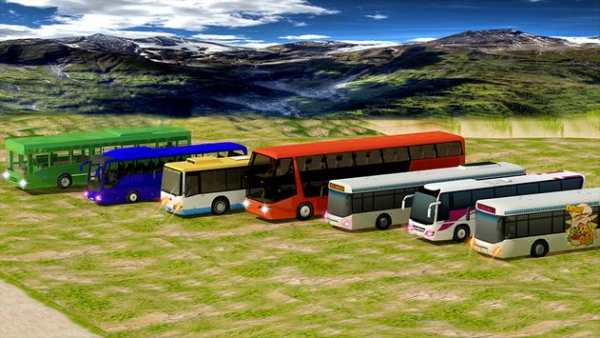 Coach Bus Offroad Down Hill screenshot 5
