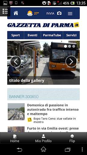 Gazzetta di Parma Mobile screenshot 1