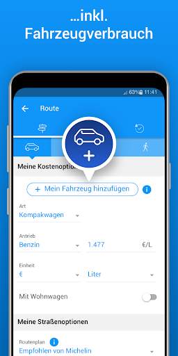 ViaMichelin Routenplan screenshot 4