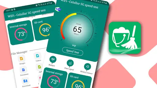 WiFi & Cellular 5G speed test screenshot 1