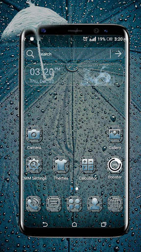 Rainy Umbrella Launcher Theme screenshot 1