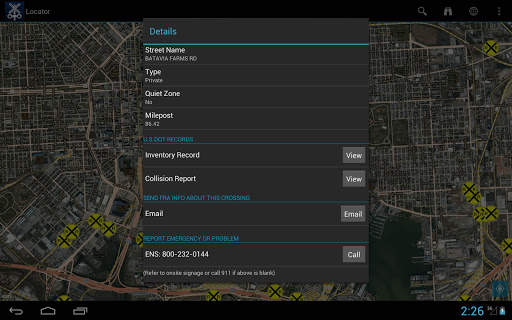 Rail Crossing Locator screenshot 13
