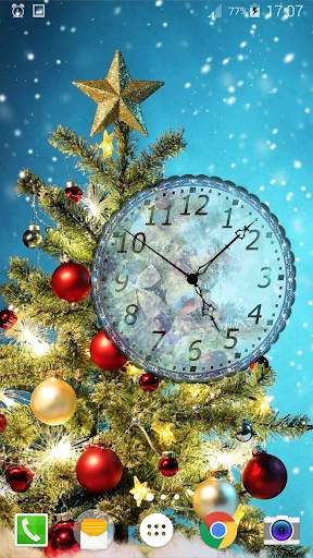 Christmas Clocks Wallpaper screenshot 2