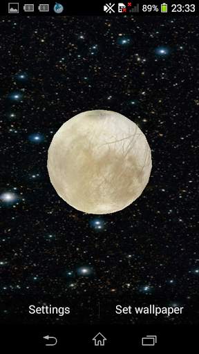 Planet Galaxy Live Wallpaper screenshot 4