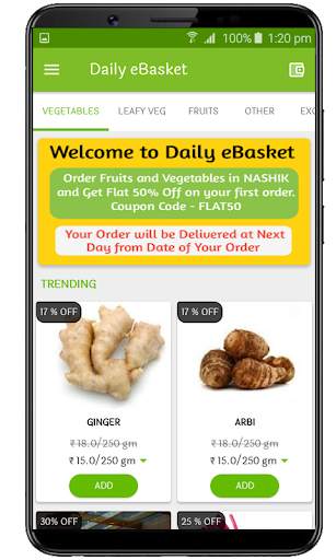 Daily eBasket - Online Vegetables in Nashik screenshot 2