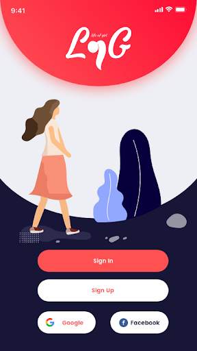 LifeOfGirl - personal safety app || LOG || screenshot 1