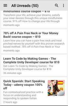 Coupons udemy screenshot 2