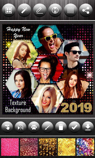 Happy New Year Photo Collage 2019 screenshot 4