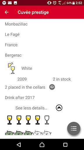 My Pocket Cellar screenshot 2