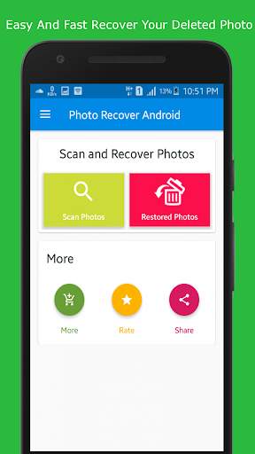 Deleted Photo Recovery Android App screenshot 1