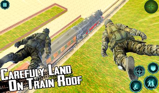 Military Train Shooting Game: Euro Train Simulator 6 تصوير الشاشة