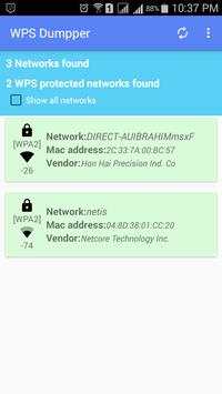 WPS WPA Connect Dumpper screenshot 1