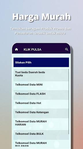 Klik Pulsa Agen Pulsa Termurah screenshot 4