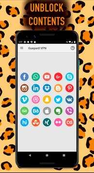 Guepard Vpn - Gratis Proxy Cepat Super vpn screenshot 5